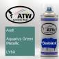 Preview: Audi, Aquarius Green Metallic, LY6X: 400ml Sprühdose, von ATW Autoteile West.